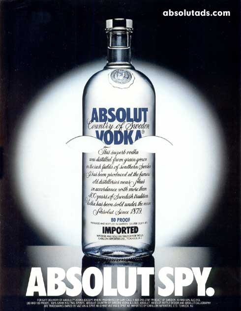 Absolut Spy (front)