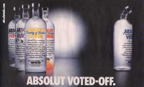 Absolut Voted-Off